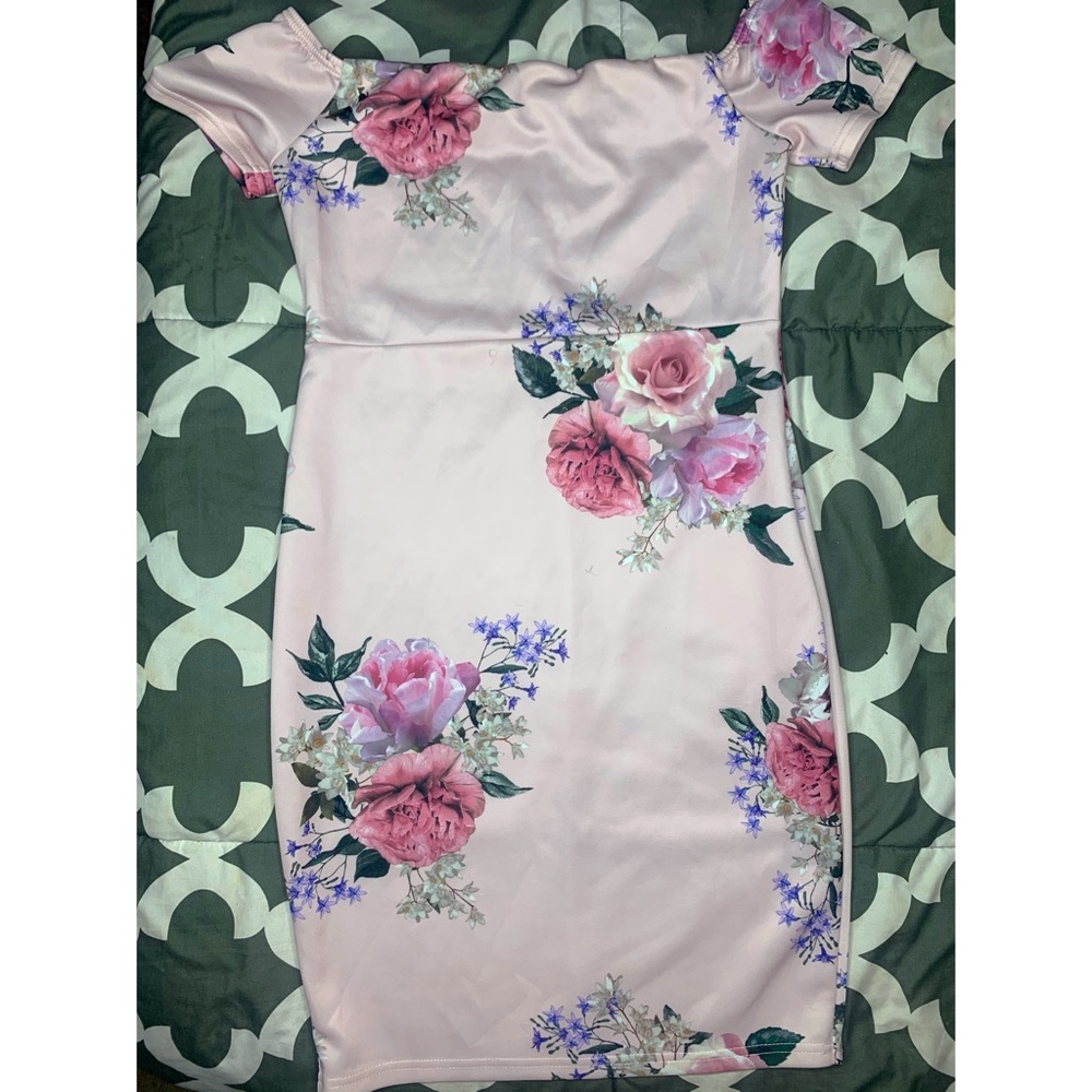 Off The Shoulder Floral Dress